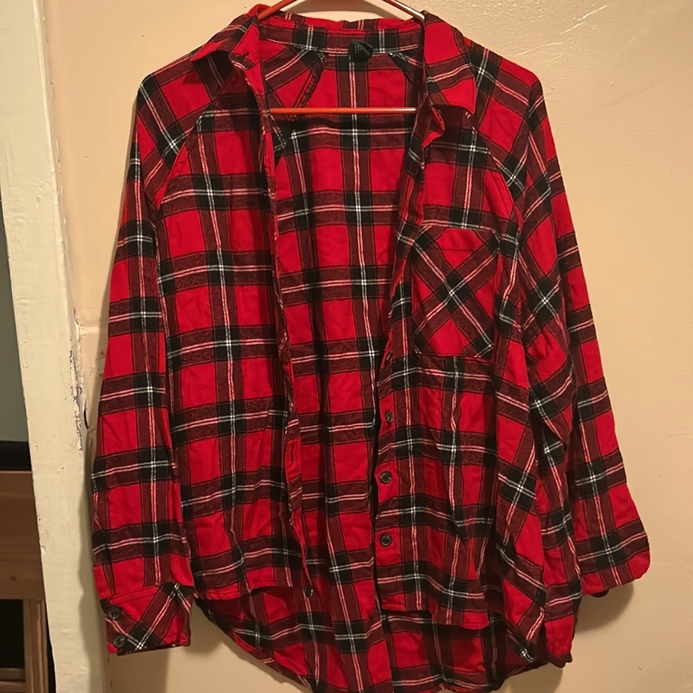 Plaid top